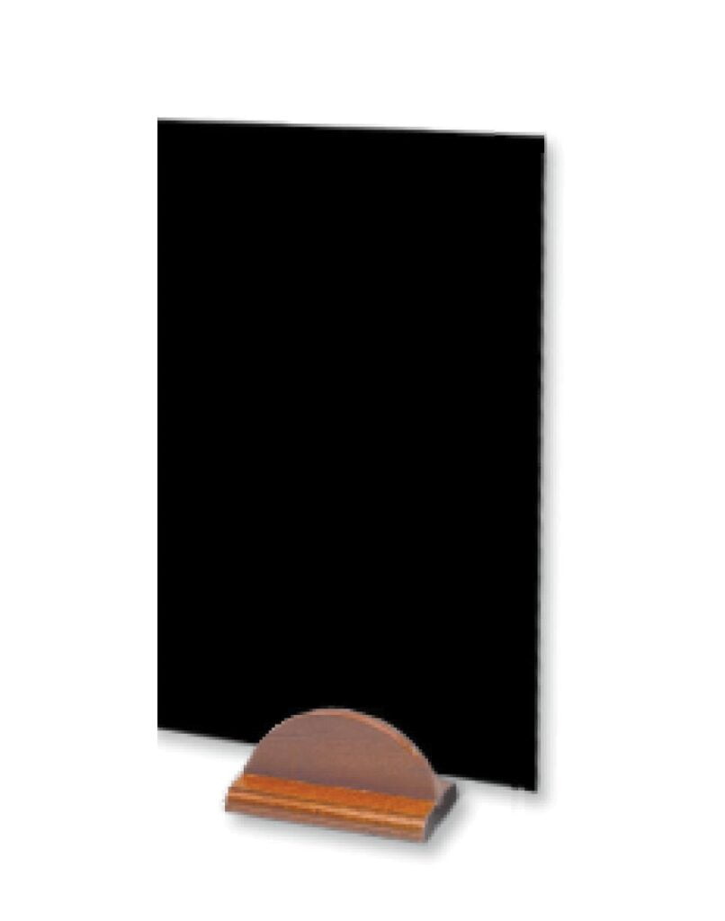 Ardoise de table + socle demi lune « SMART »