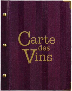 Protège-Menu / Carte des vins « Linéa »