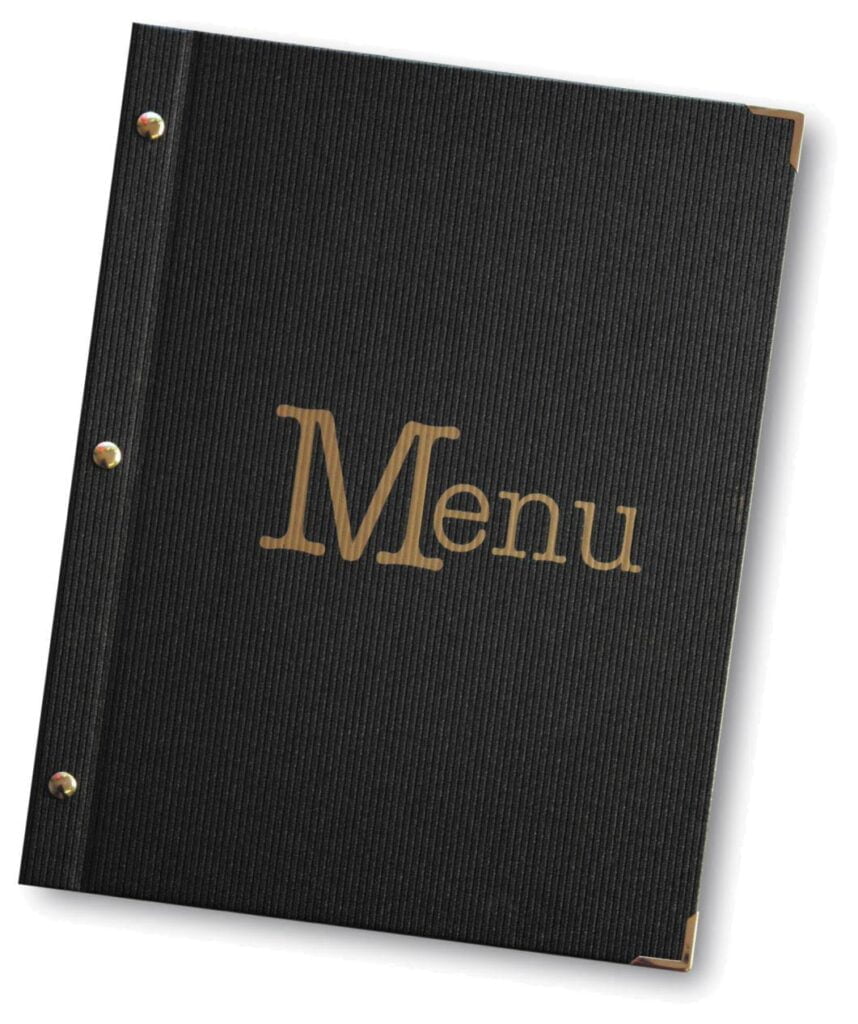 Protège-Menu / Carte des vins « Linéa » - BEQUET MANUFACTURE