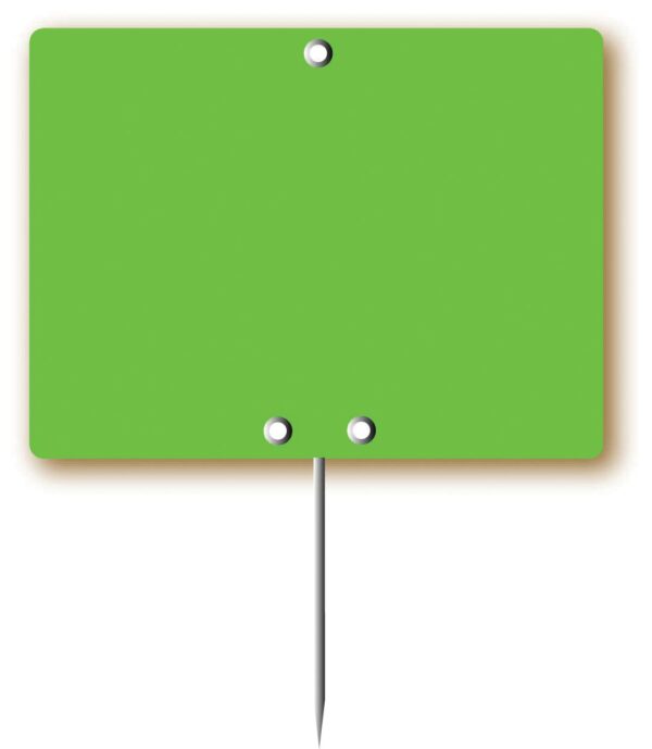 Étiquette Fluo forme rectangulaire - Nombreuses déclinaisons