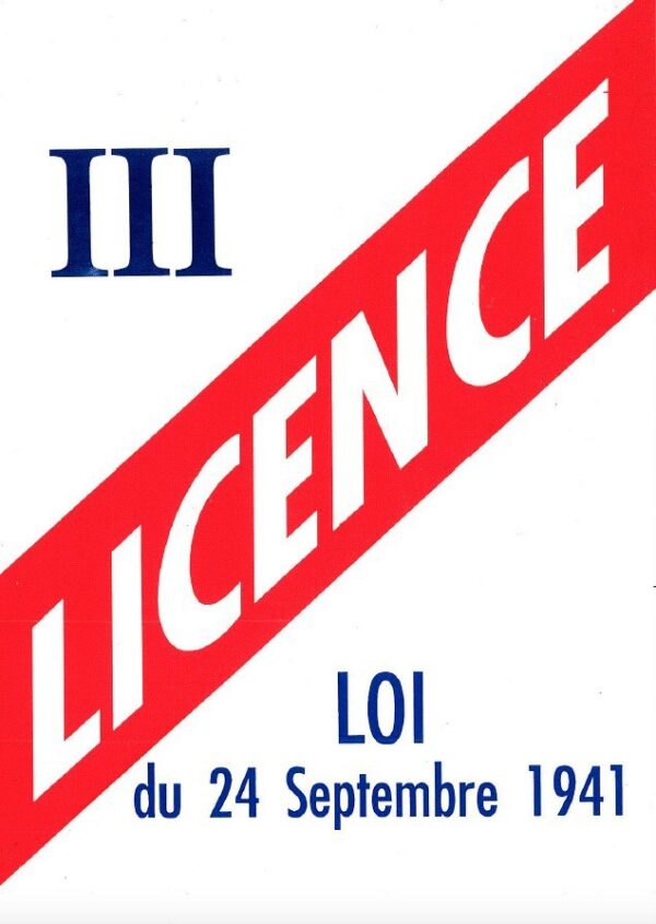 Plaques de licence II III IV R