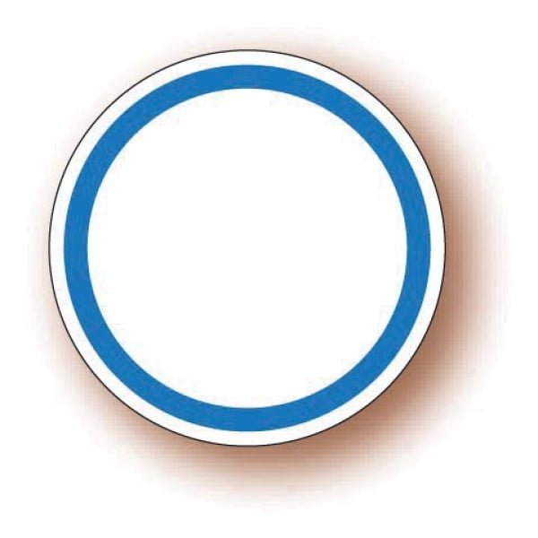 Étiquette papier adhésive « Neutre » filet bleu ou rouge