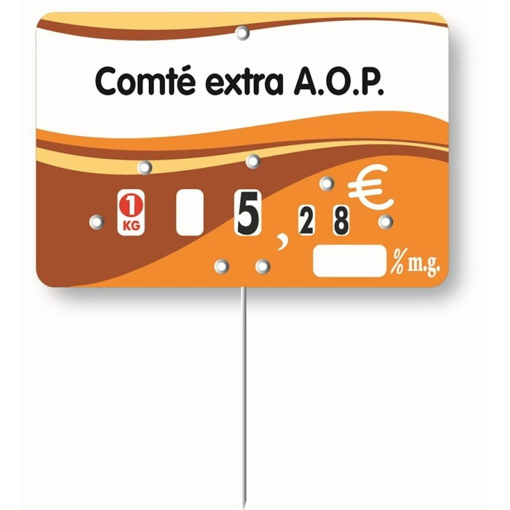 Étiquette à roulettes Crèmerie « Évasion »