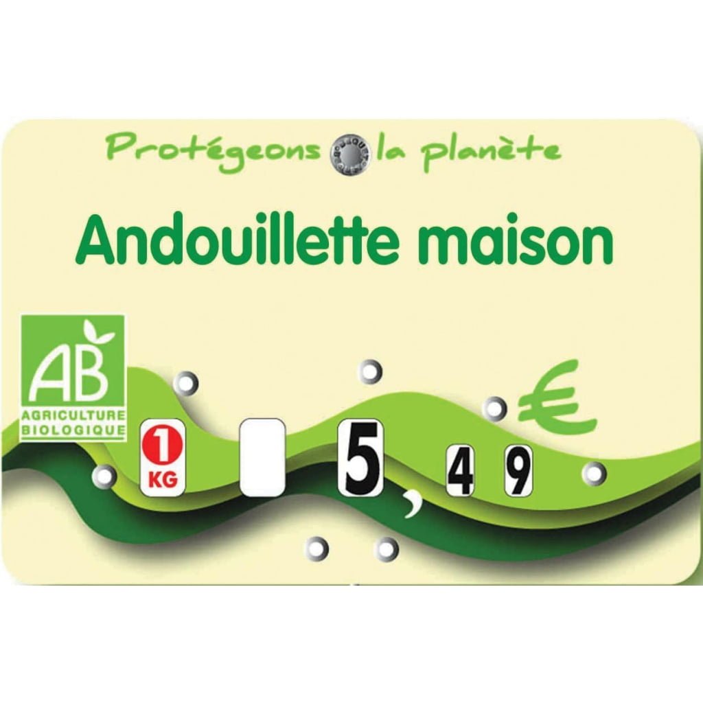 Étiquette Agriculture Biologique « Bio » Protégeons la planète