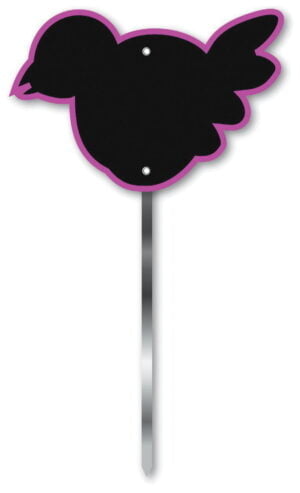 Paquet de 10 Ardoise 12x8cm Oiseau patte 60cm…