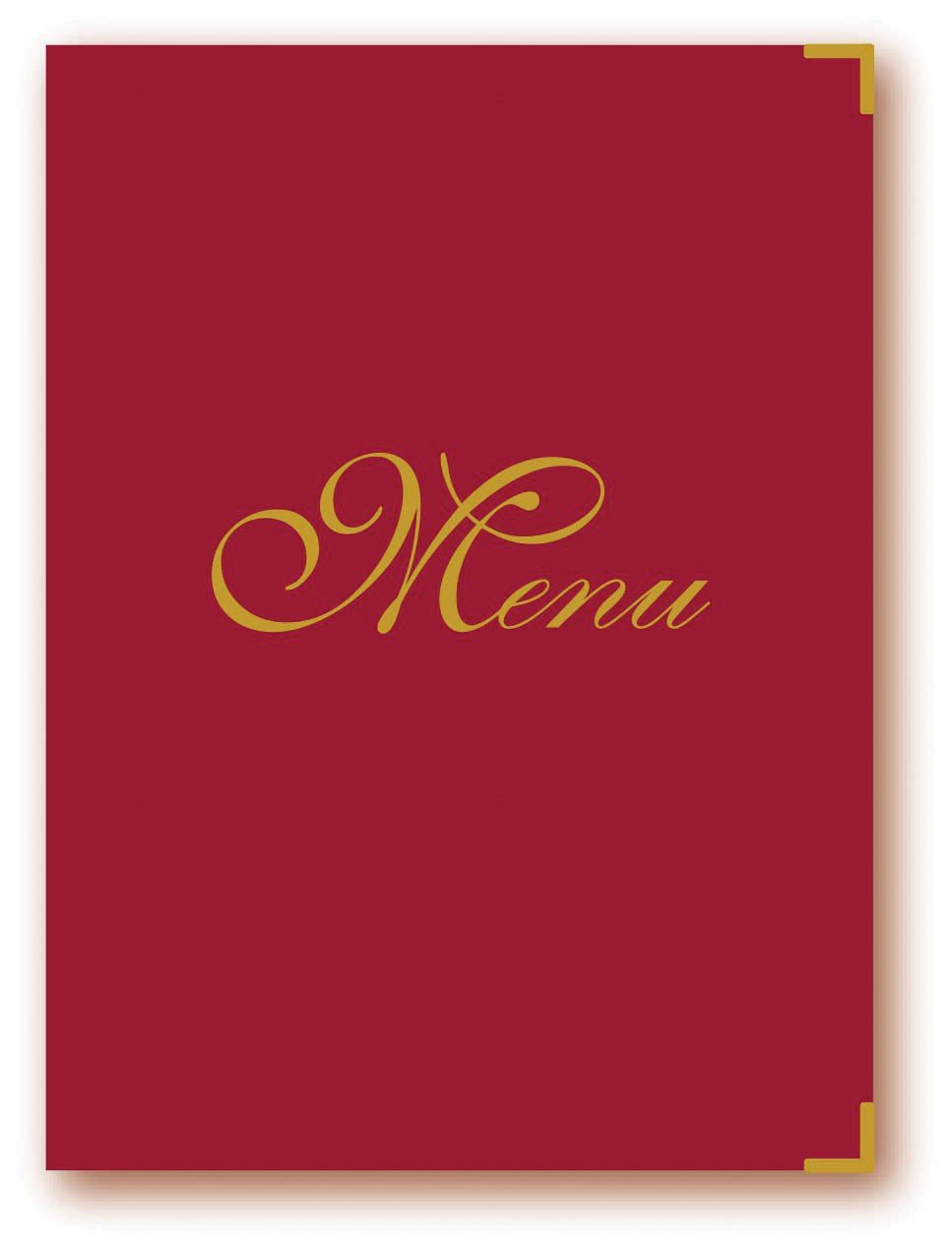 Lot De 3 Protège-Menus Transparents Pour Restaurant - Couverture PVC A4, Bordure Métallique - Pour Carte Des Vins, Recettes