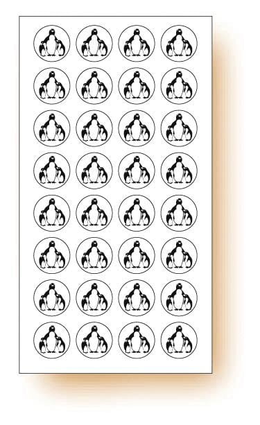 Pochette de 120 adhésifs (Igloo, Pingouin ou Flocon)