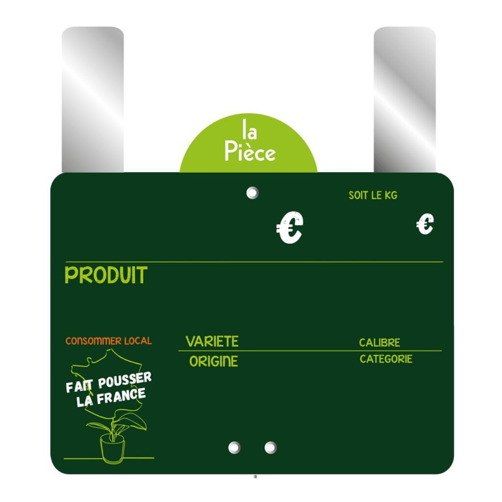 Etiquettes VOCC «Consommer local fait pousser la France»