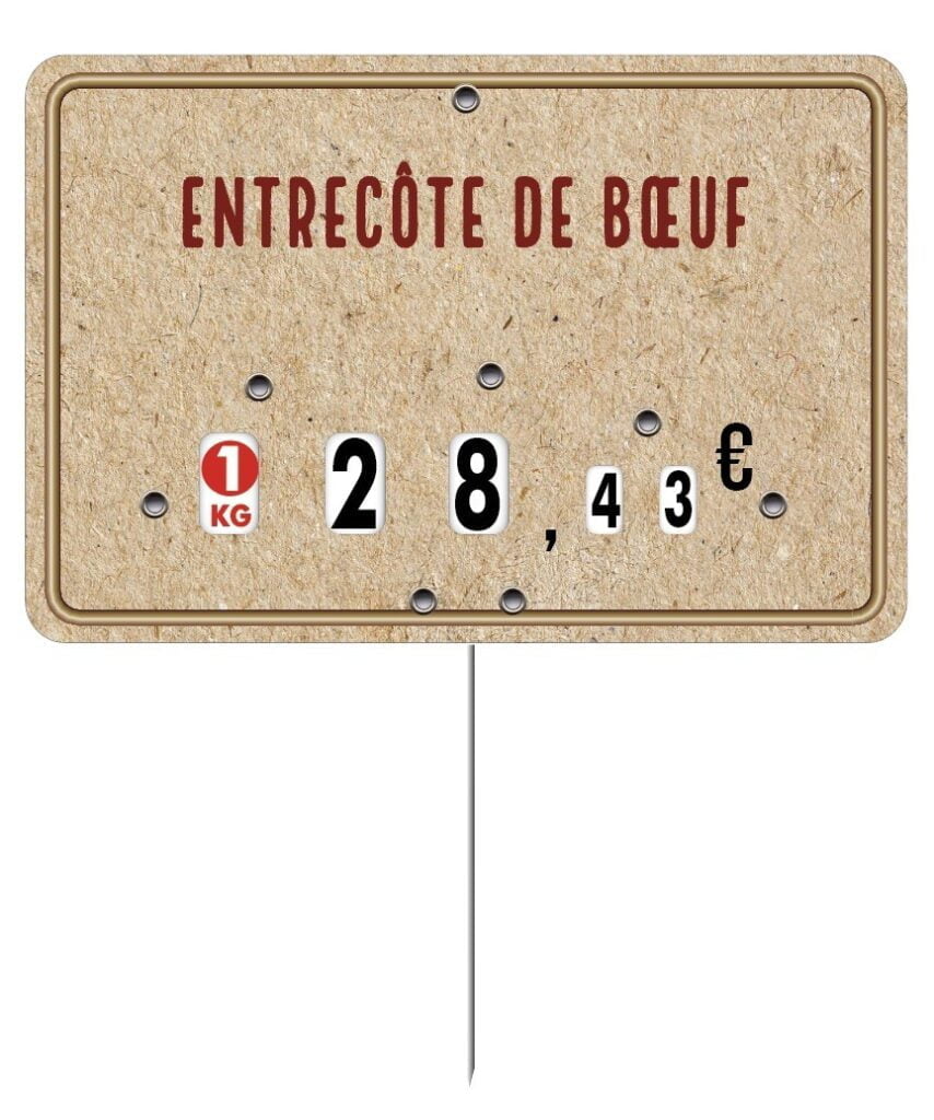 Étiquette Boucherie « Deluxe » Nombreuses déclinaisons