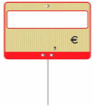 Paquet de 10 8×12 Kraft neutre sans roul pique inox