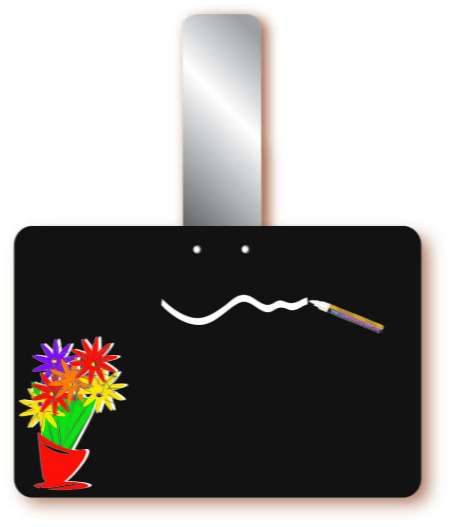 Paquet de 10 Etiquettes 15x10cm Dahlia neutre.sans roulettes.patte 10cm en Ht