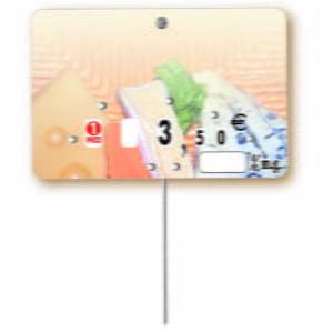 Paquet de 10 Etiquettes  10.5x7cm Saveur Crèmerie neut…