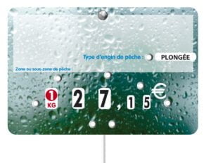 Paquet de 10 Etiquettes 12x8cm Pleine Mer neutre. roule…