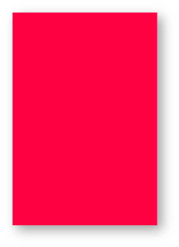Paquet de 3 Ardoise 15x22cm. PVC expansé 3mm rouge