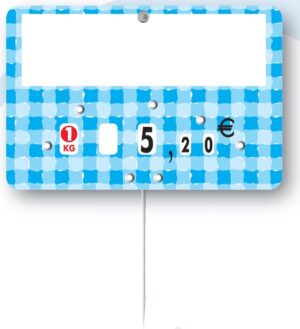 Paquet de 10 Etiquettes 12×8 cm Marijo bleu neutre…