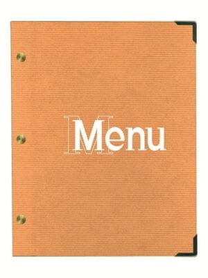 Protège-menu 24.5×31.5cm Ambiance miel