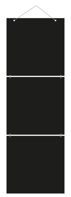 3 panneaux « Trio » à assembler 30×95 cm