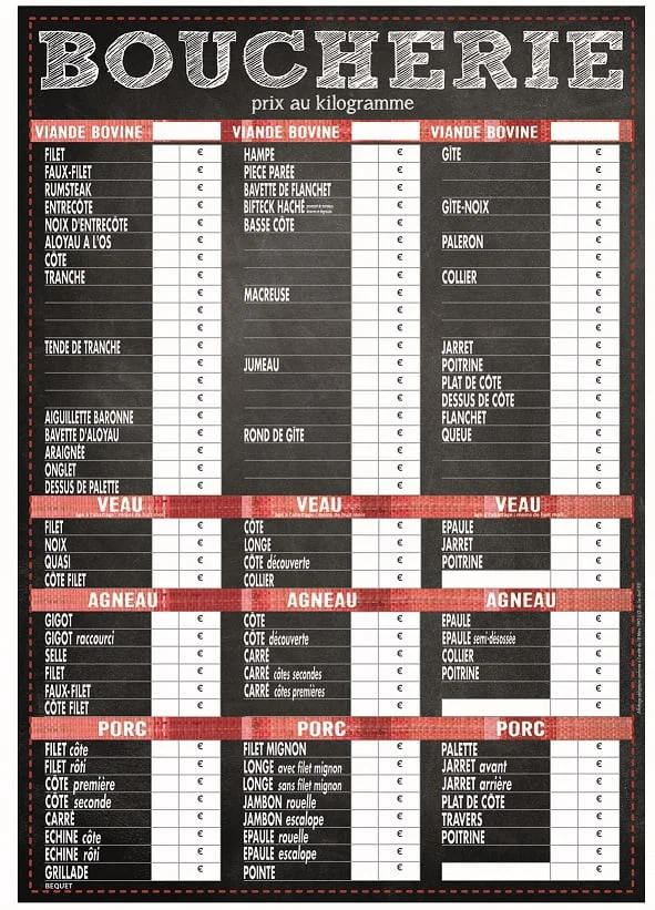 Chevalet de table avec étiquette ardoise - Porte Menu et