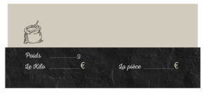 Bandes panetières Bichrome Boulangerie – 15×…