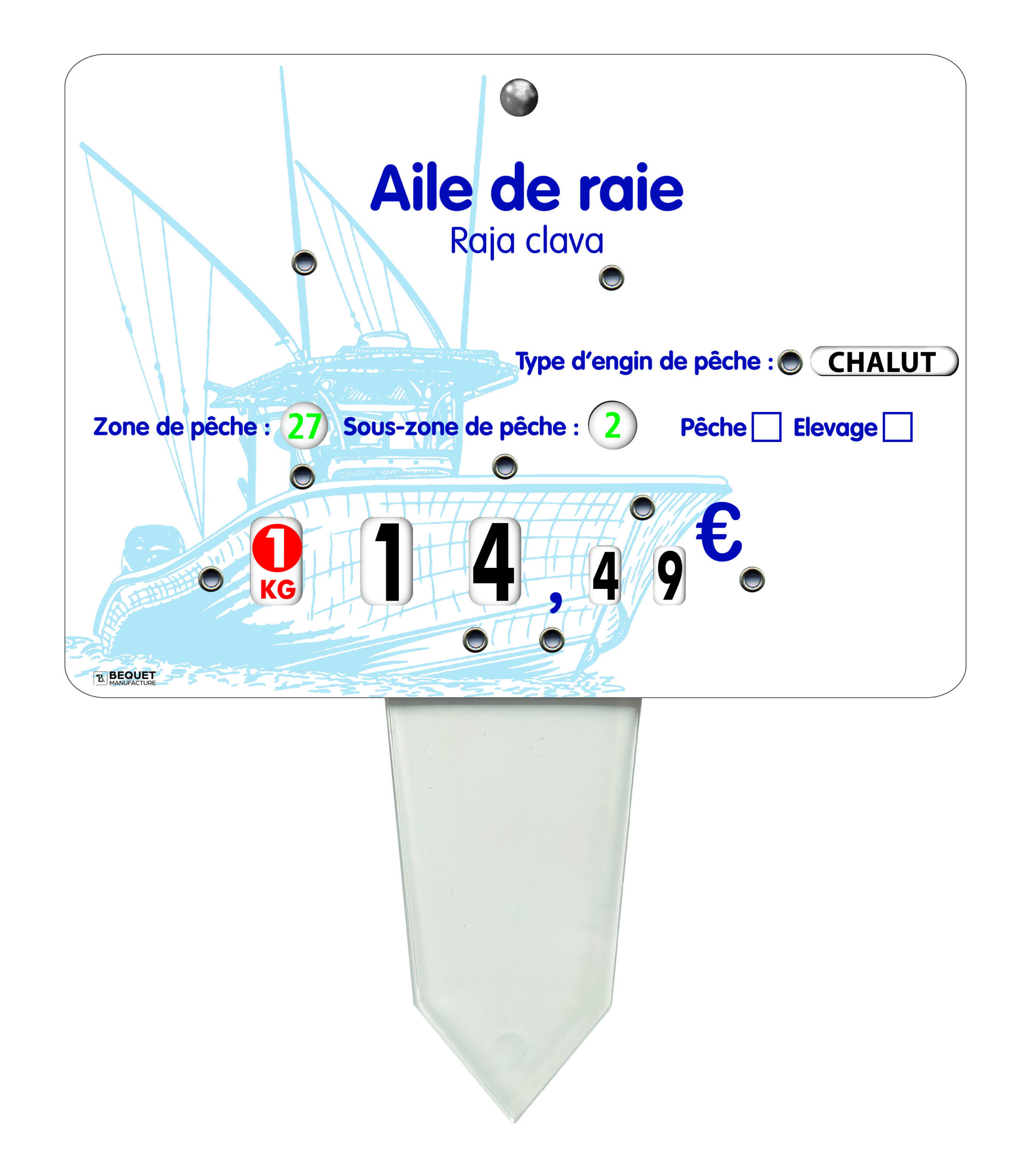 Tableau amovible pour Chevalet de trottoir « Bastille » – Image 3
