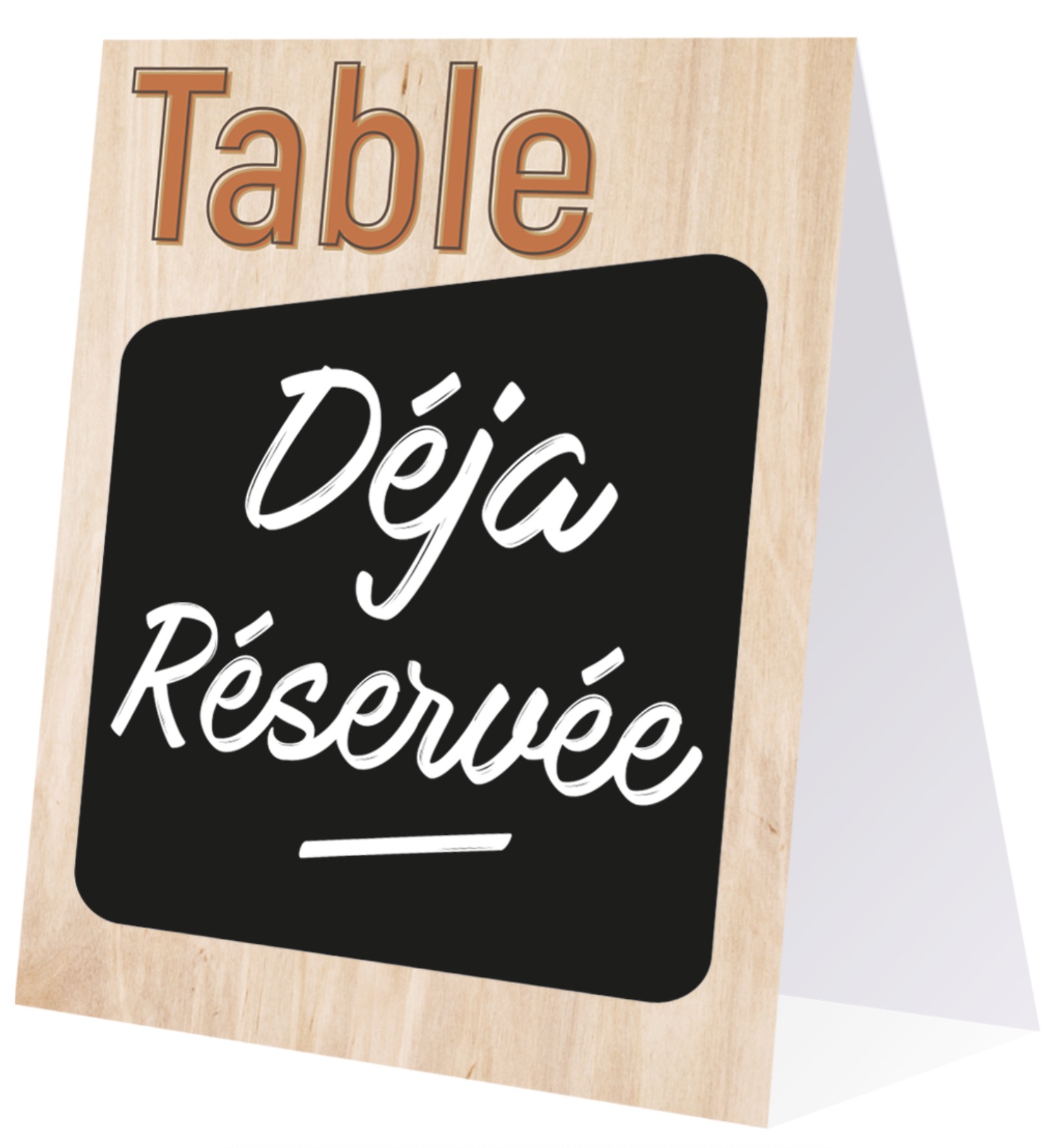Chevalet Marty Table déjà réservée