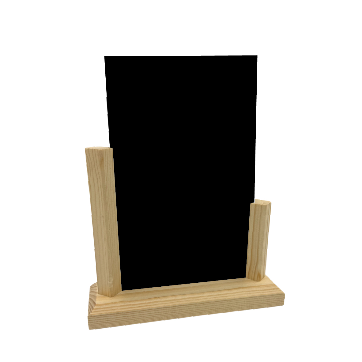 Présentoir Lino plexi 15x22cm support bois